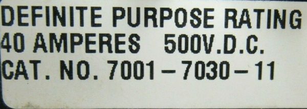 NEW JOSLYN CLARK 7001-7030-11 CONTACTOR 7001703011 - Image 5