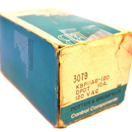NEW POTTER & BRUMFIELD KBPIIAG-120 POWER RELAY 120VAC KBPIIAG120