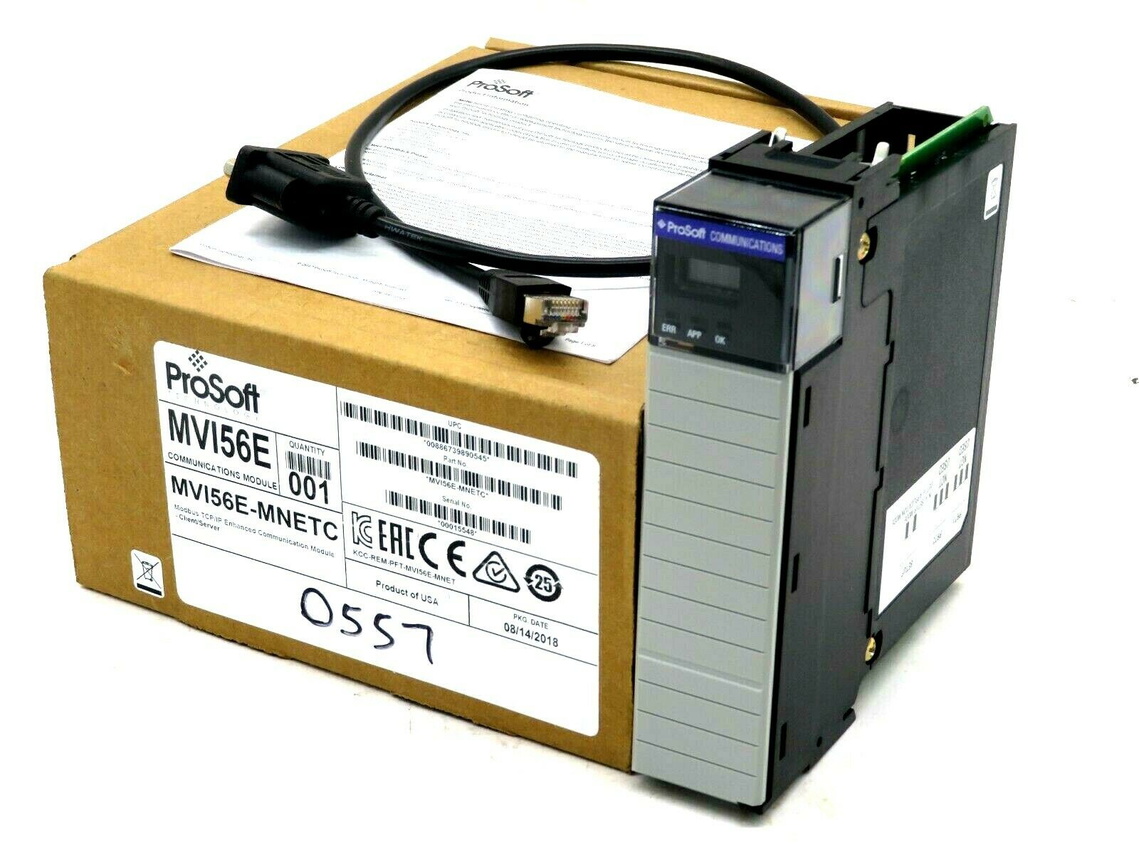 NEW PROSOFT TECHNOLOGY MVI56E-MNETC COMMUNICATION MODULE MVI56EMNETC