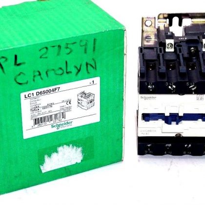NEW SCHNEIDER ELECTRIC LC1-D65004F7 CONTACTOR LC1D65004F7