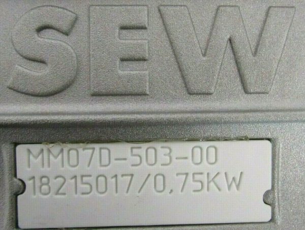 NEW SEW MFP32D/MM07D-503-00/Z28J1/AF0 FIELDBUS INTERFACE MM07D-503-00 0.75KW - Image 5
