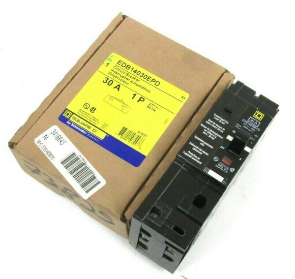 NEW SQUARE D EDB14030EPD CIRCUIT BREAKER - SB Industrial Supply, Inc.