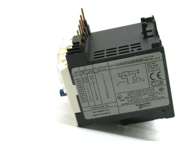 NEW TELEMECANIQUE LR2K0306 THERMAL OVERLOAD RELAY - Image 3