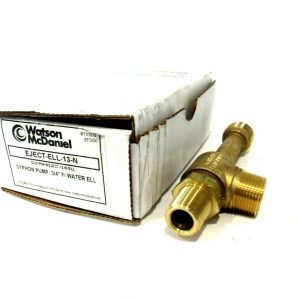 NEW WATSON MCDANIEL EJECT-ELL-13-N SYPHON PUMP 3/4" EJECTELL13N