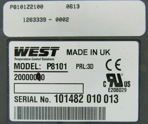 NEW WEST INSTRUMENTS P8101Z2100 TEMPERATURE CONTROLLER - Image 5