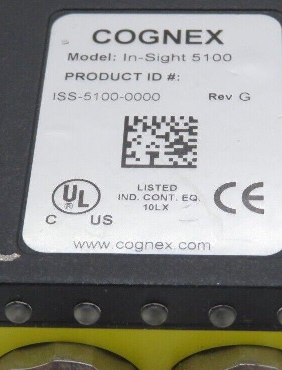カメラ5100 USED COGNEX ISS-5100-0000 IN SIGHT CAMERA 800-5834-1F REV.G