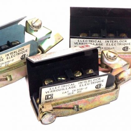 3 NEW SQUARE D EK306-2 ELECTRICAL INTERLOCKS EK3062