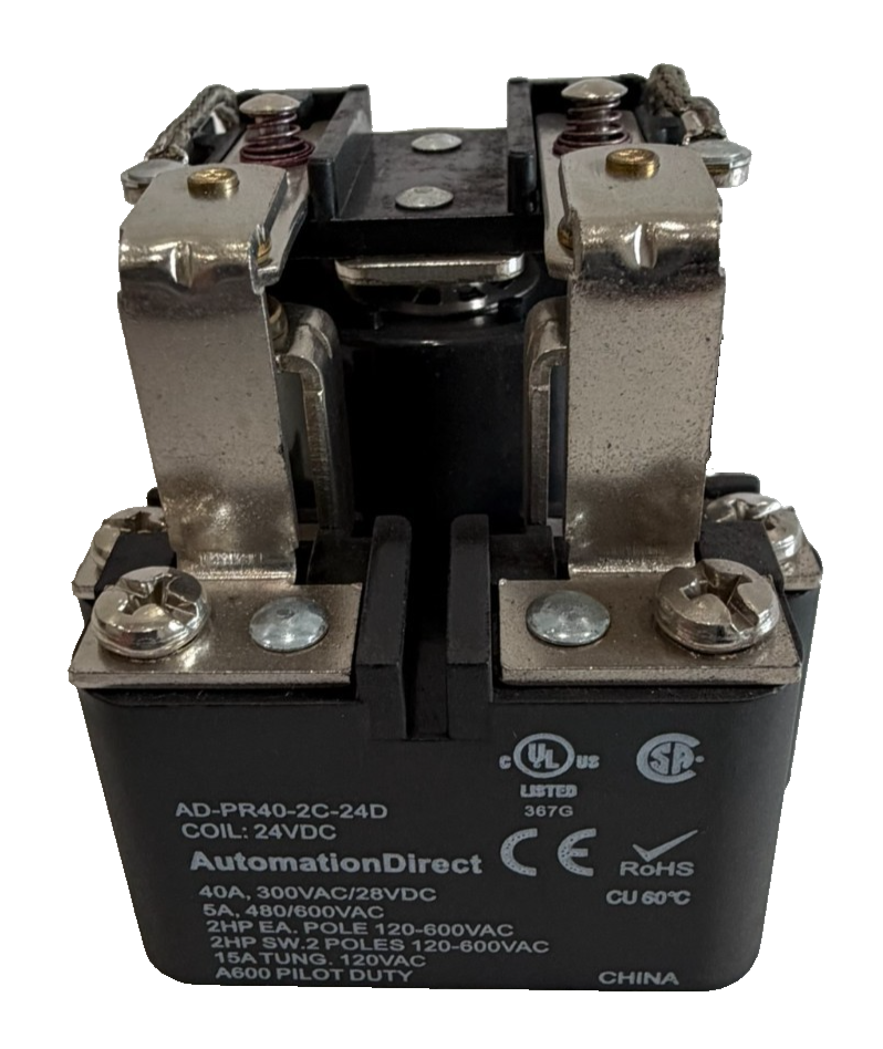 NEW AUTOMATION DIRECT AD-PR40-2C-24D RELAY ADPR402C24D - Image 3
