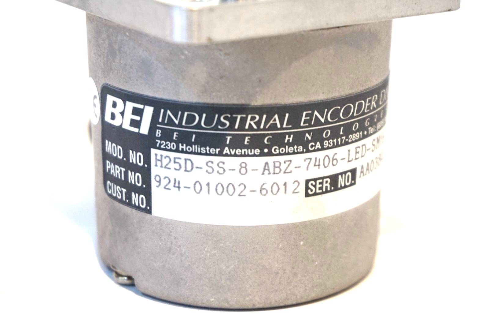 NEW BEI 924-01002-6012 ENCODER H25D-SS-8-ABZ-7406-LED-SM16-S ...