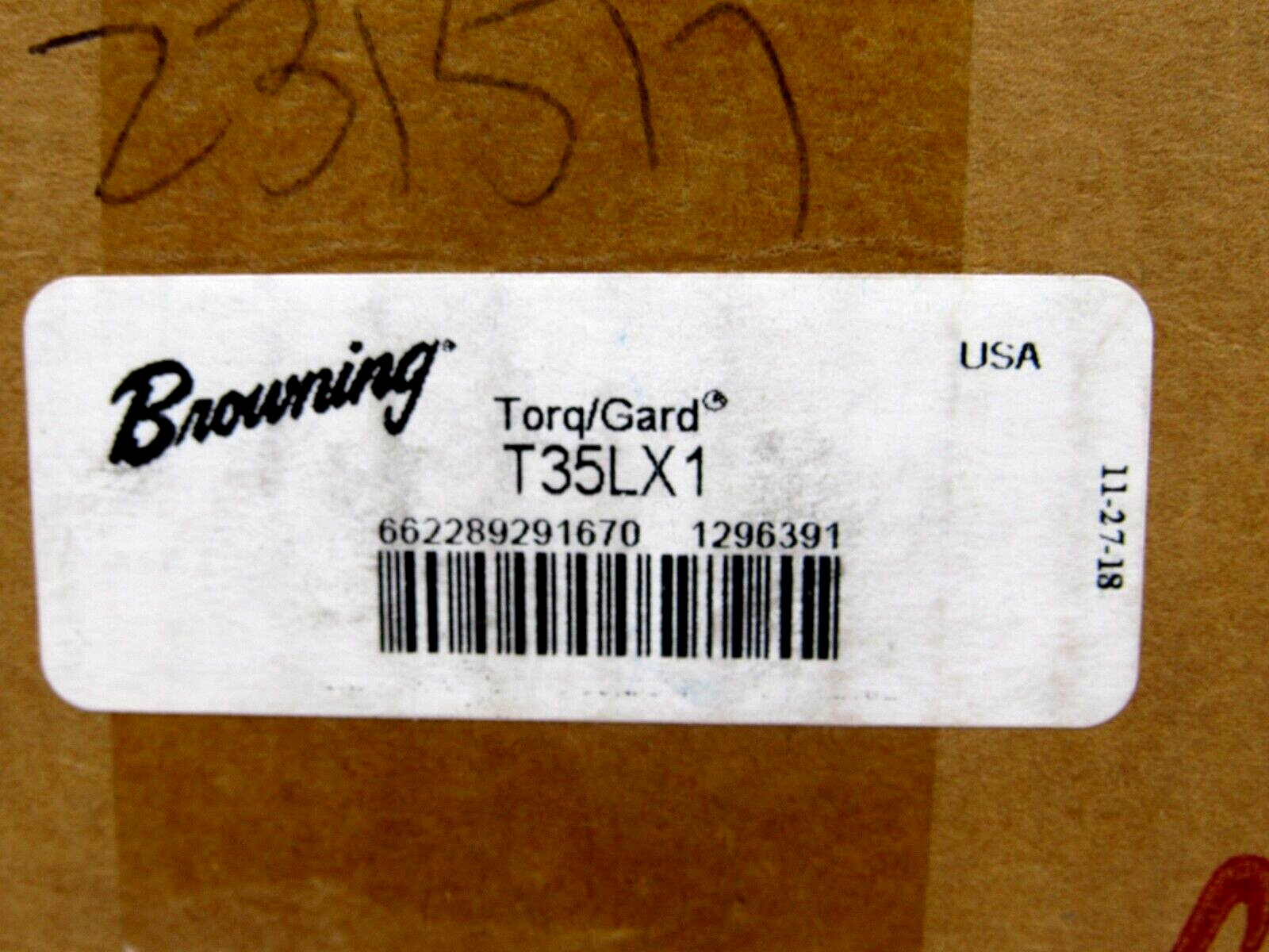 NEW BROWNING T35LX 1 TORQUE LIMITER 1296391 T35LX1 - Image 4