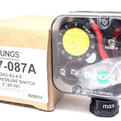 NEW DUNGS 217-087A GAS PRESSSURE SWITCH 217087A , GA0-A2-4-5, 266916