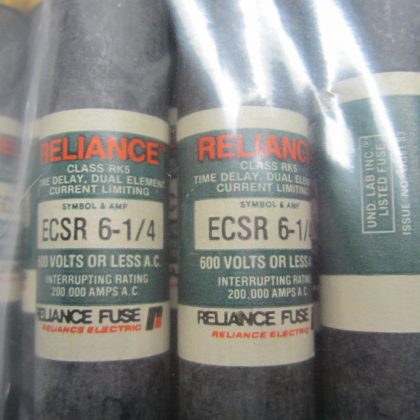 NEW RELIANCE  ECSR6-1/4 FUSE ECSR614 LOT OF 9