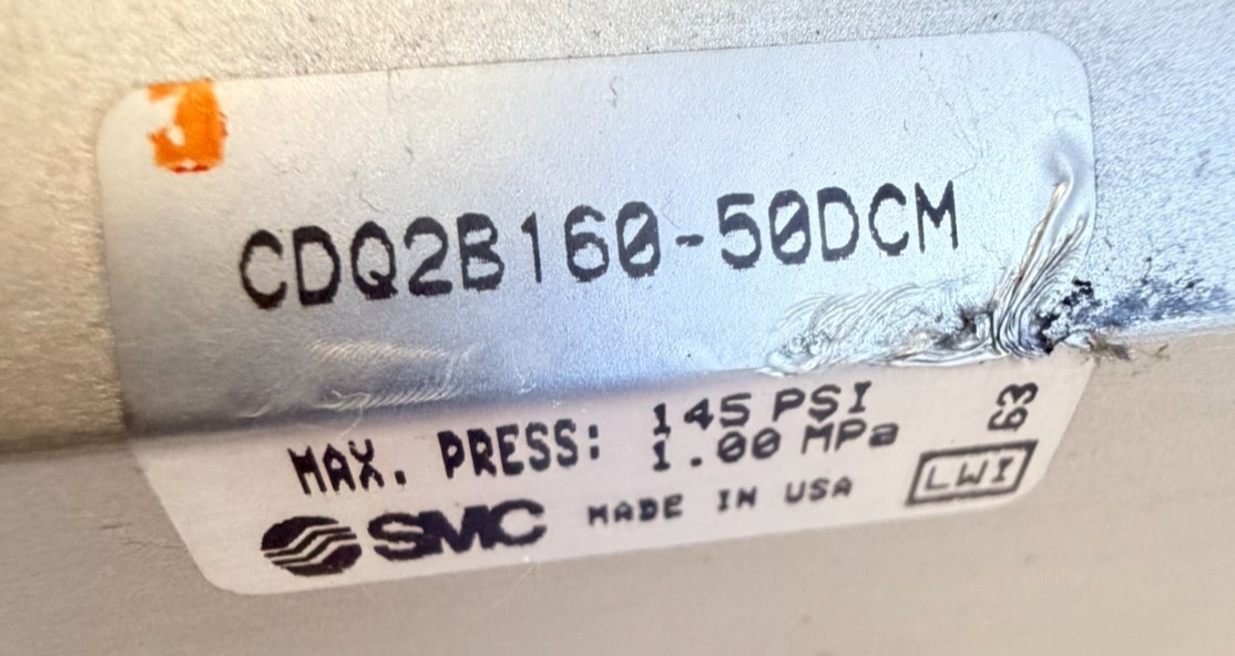 NEW SMC CDQ2B160-50DCM PNEUMATIC CYLINDER CDQ2B16050DCM - Image 3