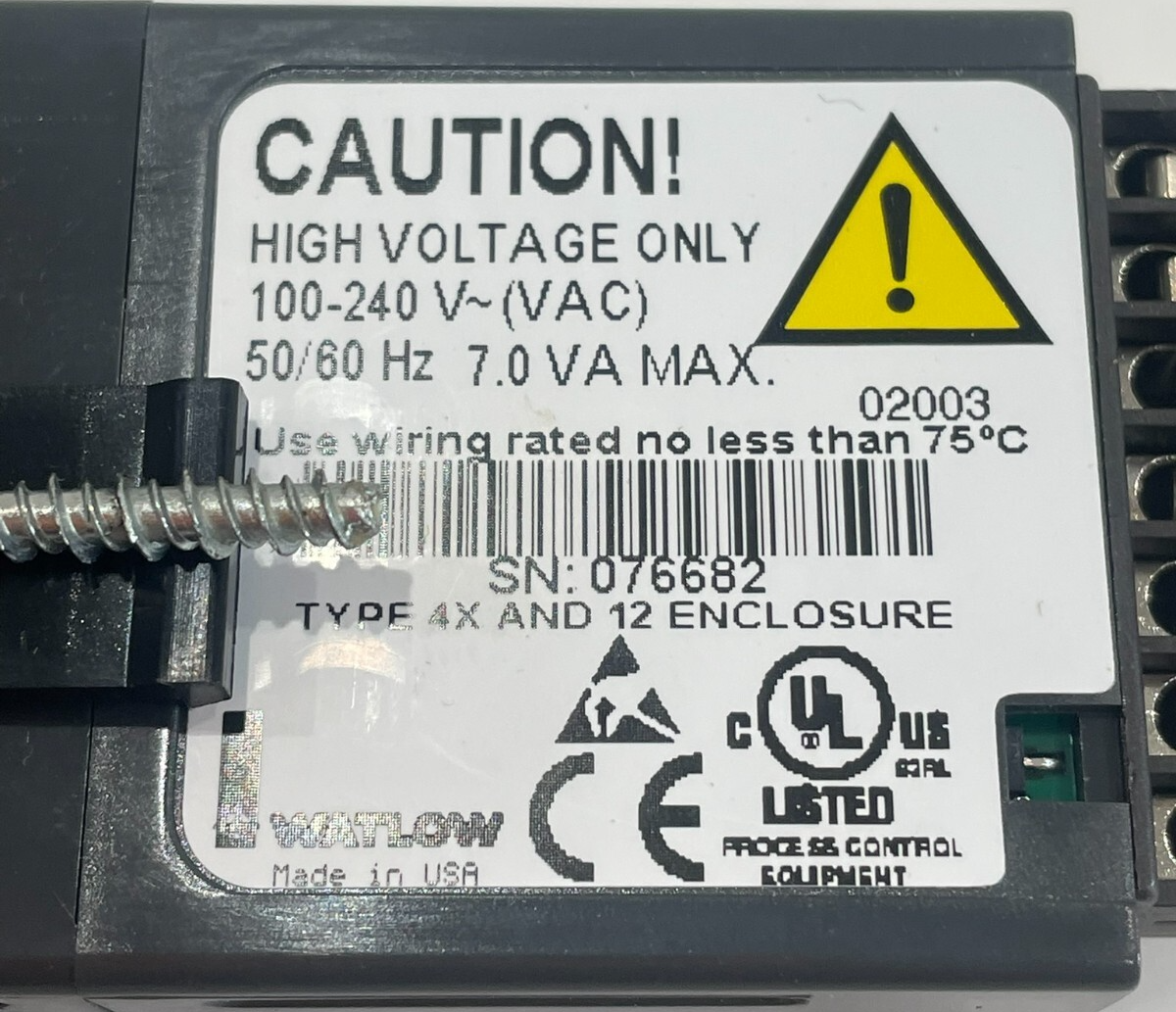 NEW WATLOW 96A1-KADA-00RG TEMPERATURE CONTROLLER 100-240VAC 50/60HZ 96A1KADA00RG - Image 4