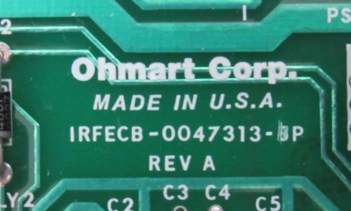 USED OHMART IRFECB-0047313-SP SMART PRO IRFECB0047313SP CLTW-1620-04013 - Image 5