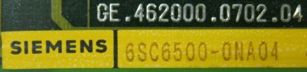 USED SIEMENS 6SC6500-0NA04 CIRCUIT BOARD 6SC65000NA04 462.500.9070.04 - Image 5