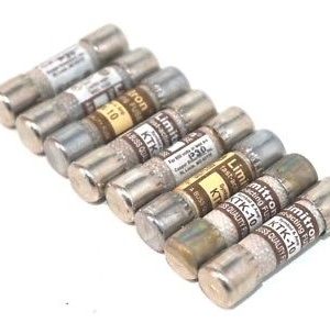 8 NEW LIMITRON KTK-10 FUSES KTK10