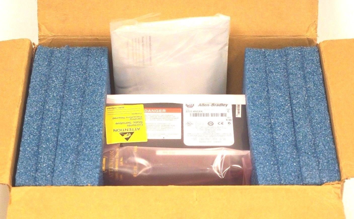 ALLEN BRADLEY 2711-K6C8 PANELVIEW 600 PLUS SER. C, FRN: 4.48, 2711K6C8X REPAIRED