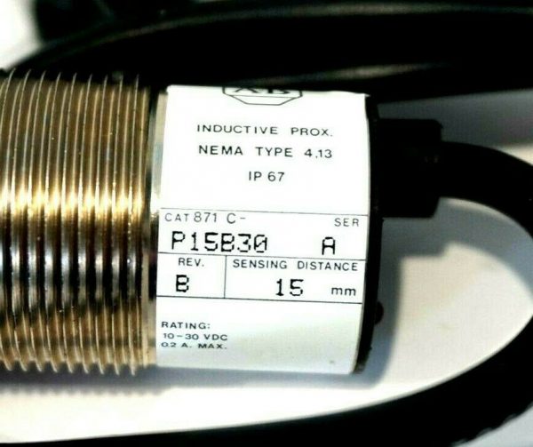 NEW ALLEN BRADLEY 871C-P15B30 PROXIMITY SWITCH SER.A 871CP15B30 - Image 3