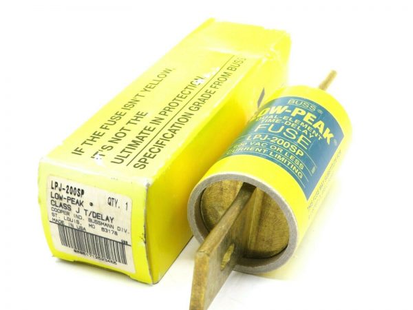 NEW BUSSMANN LPJ-200SP LOW PEAK FUSE CLASS J TIME DELAY LPJ200SP