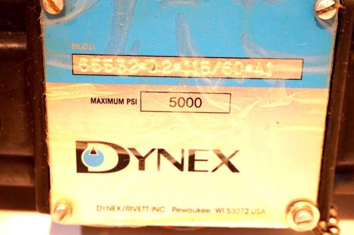 NEW DYNEX 65532-02-115/60-41 DIRECTIONAL VALVE 65532021156041 - Image 3