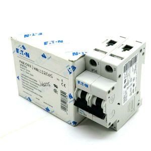 NEW EATON FAZ-C5/2 CIRCUIT BREAKER 5A 15KA 278753 FAZC52
