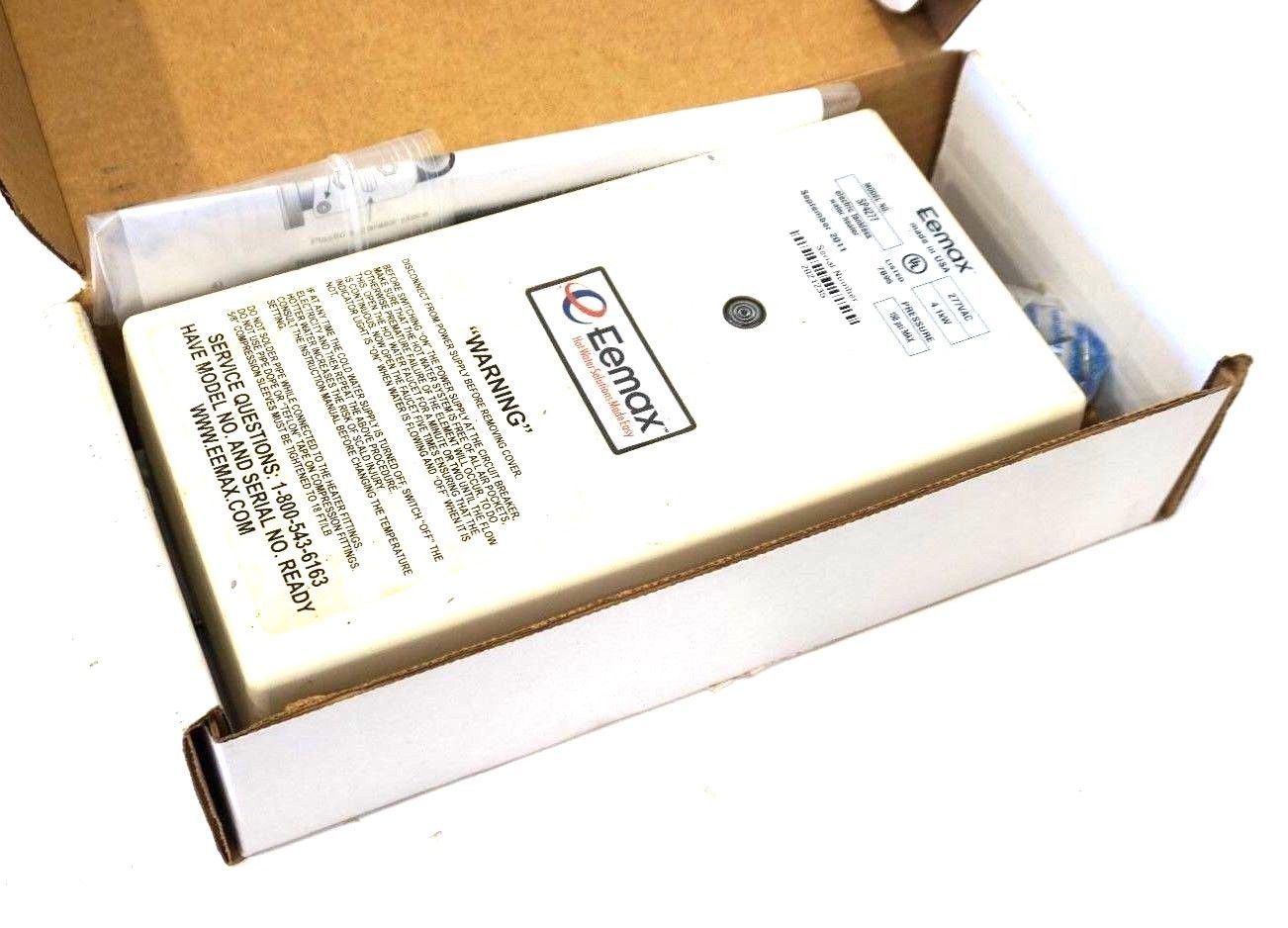 NEW EEMAX SP4277 SINGLE POINT ELECTRIC TANKLESS WATER HEATER
