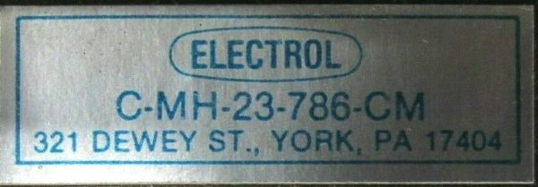 NEW ELECTROL C-MH-23-786-CM DC DRIVE CMH23786CM - Image 4