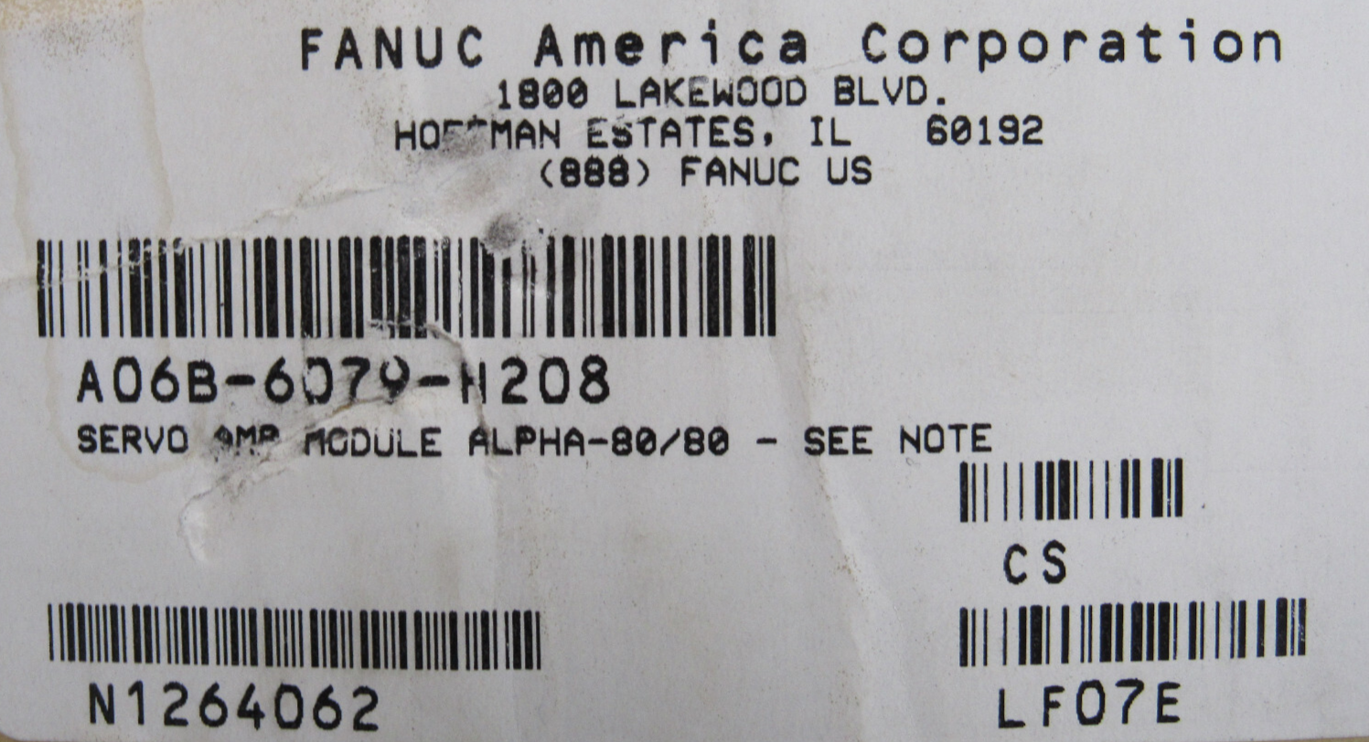 NEW FANUC A06B-6079-H208 SERVO DRIVE A06B6079H208 - Image 4