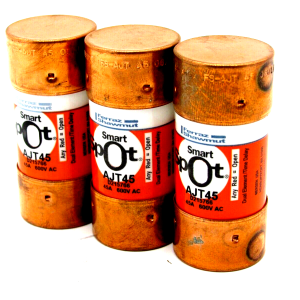 NEW LOT OF 3 FERRAZ SHAWMUT AJT45 FUSES