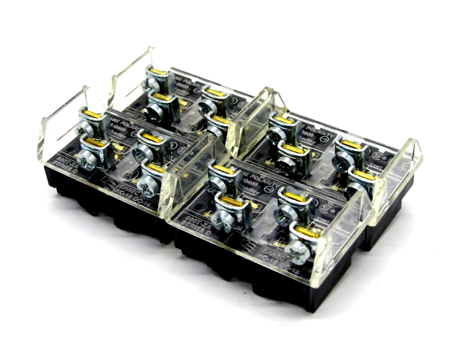 NEW LOT OF 4 ALLEN BRADLEY 800T-XA CONTACT BLOCK SERIES D 800TXA