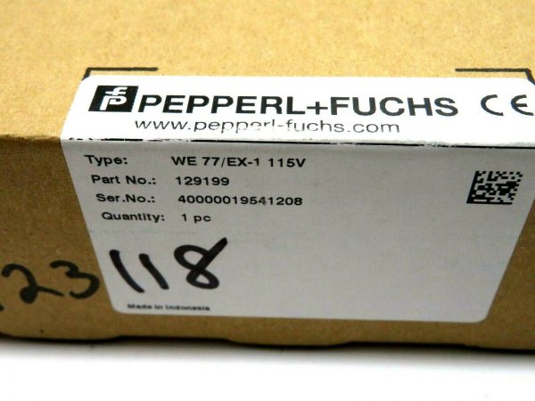 NEW PEPPERL & FUCHS WE 77/EX-1 115V SWITCH AMPLIFIER 129199 WE77EX1115V - Image 5