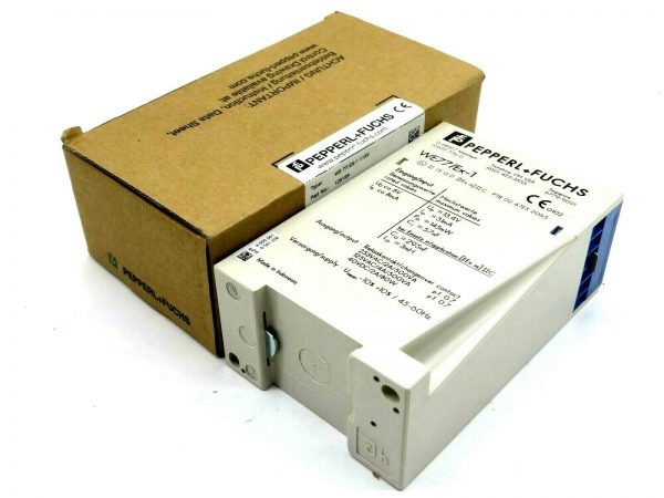 NEW PEPPERL & FUCHS WE 77/EX-1 115V SWITCH AMPLIFIER 129199 WE77EX1115V