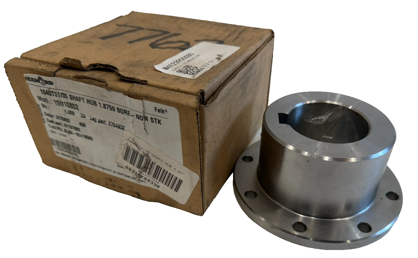 NEW REXNORD/FALK 0704932 1040T31/35 SHAFT HUB 1.8750 BORE-NON STK