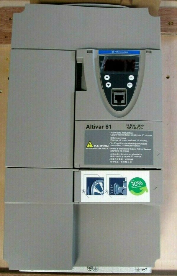 NEW SCHNEIDER ELECTRIC ATV61HD18N4 VARIABLE SPEED DRIVE 25HP 808032 - Image 3