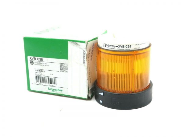 NEW SCHNEIDER ELECTRIC XVB C35 ORANGE STEADY UNIT XVBC35