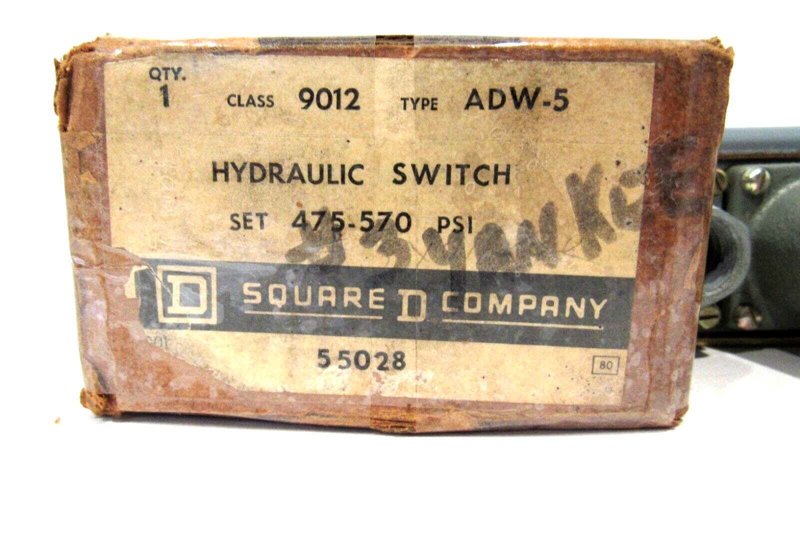 NEW SQUARE D 9012-ADW-5 PRESSURE SWITCH 9012ADW5 - Image 4