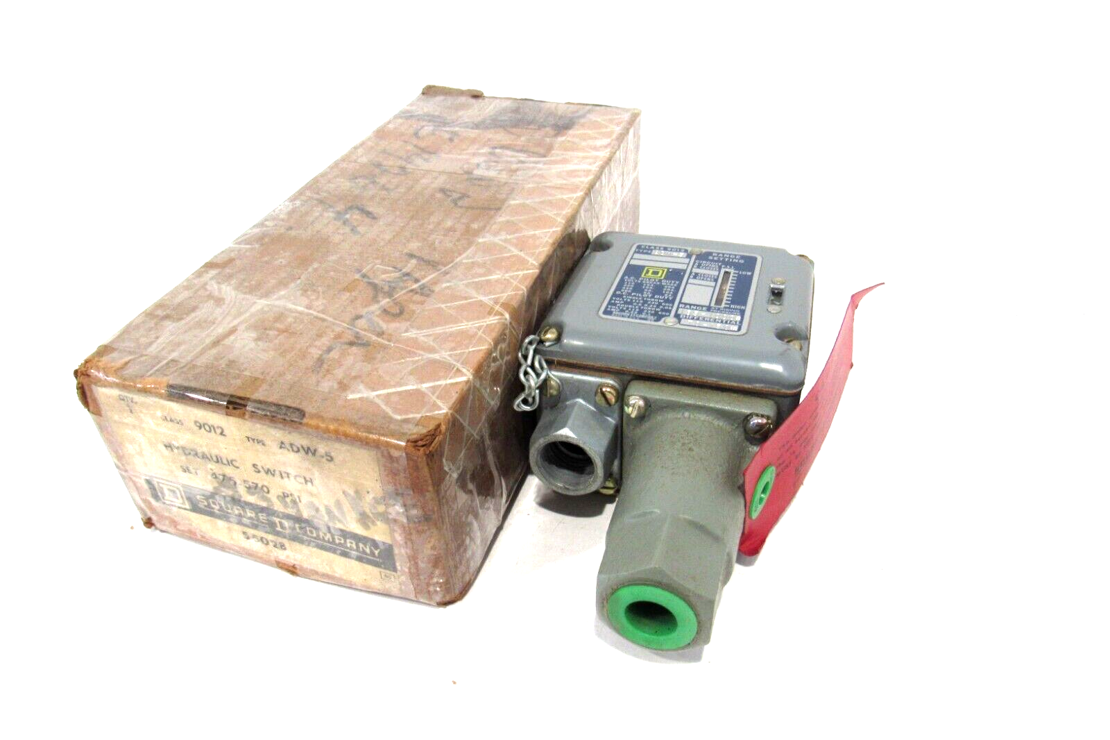 NEW SQUARE D 9012-ADW-5 PRESSURE SWITCH 9012ADW5