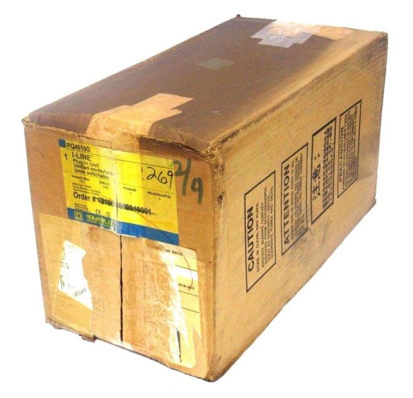 NEW SQUARE D PQ4610G PLUG IN UNIT 4 WIRE 3 PHASE 100A 600V