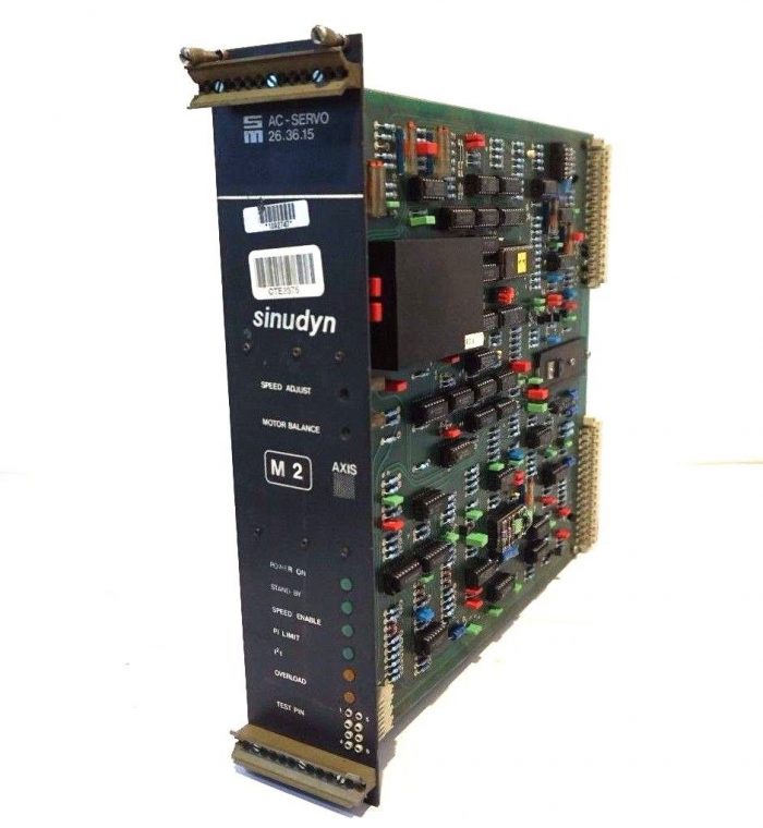 REPAIRED SIEB & MEYER 26.36.15 AC SERVO AMPLIFIER 263615