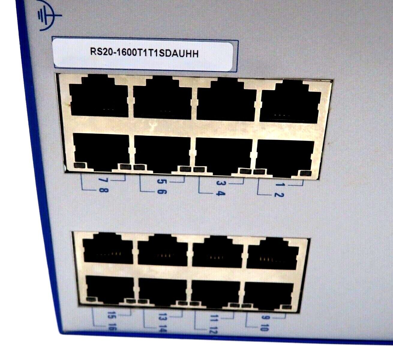 USED HIRSCHMANN RS20-1600T1T1SDAUHH RAIL SWITCH RS20 - Image 5