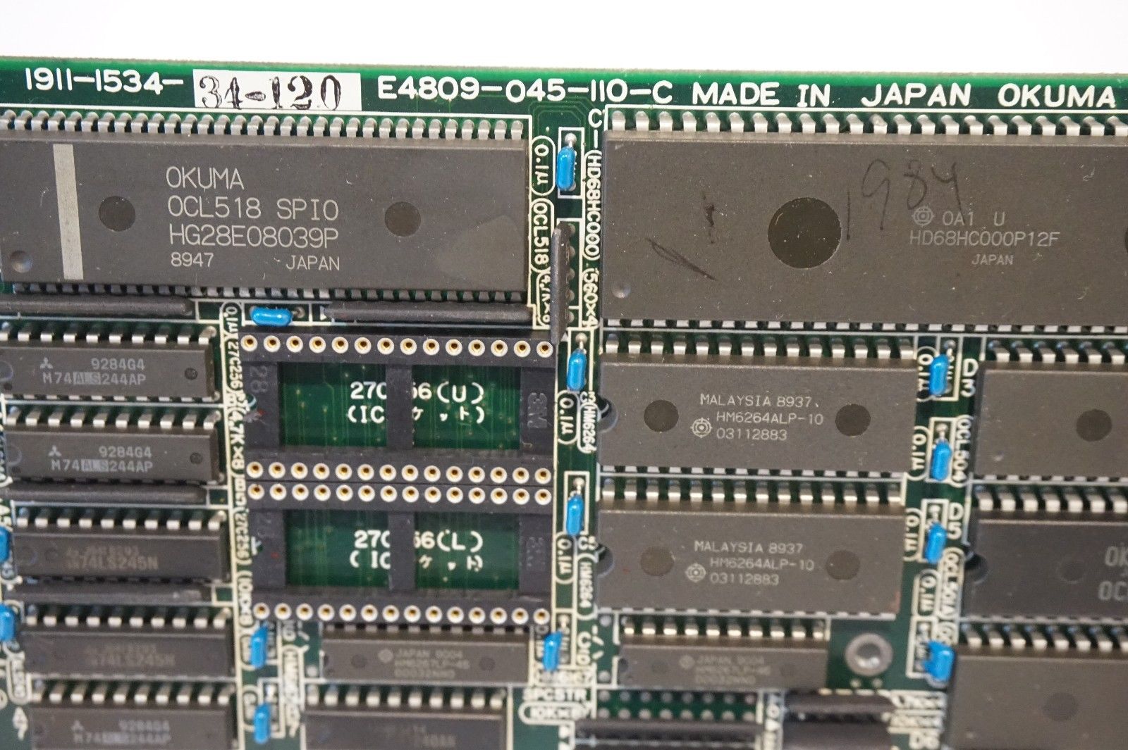 USED OKUMA E4809-045-110-C PC BOARD OPUS 5000II E4809045110C - Image 3