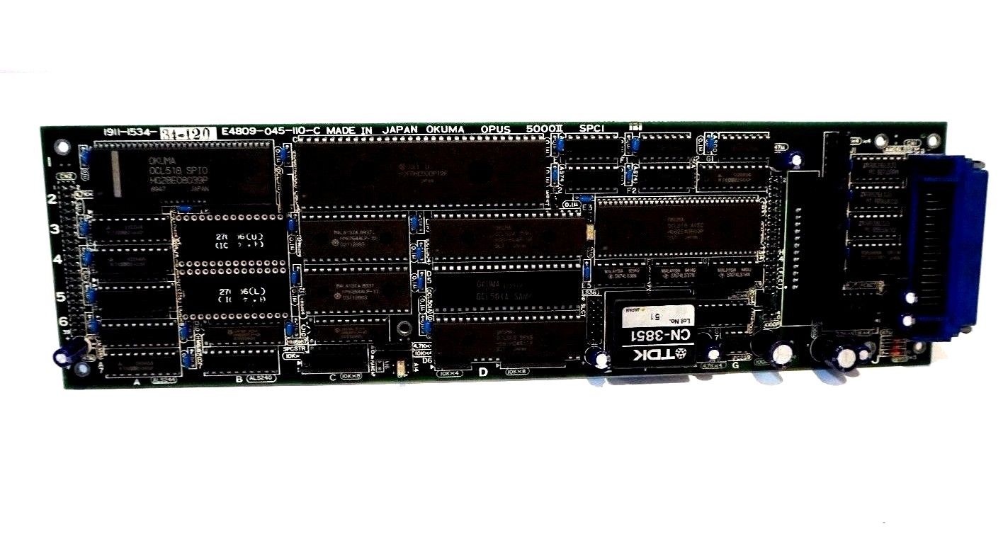 USED OKUMA E4809-045-110-C PC BOARD OPUS 5000II E4809045110C