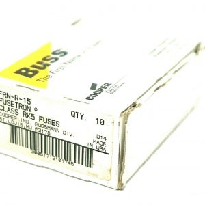 10 NEW BUSSMANN FRN-R-15 FUSES FRNR15
