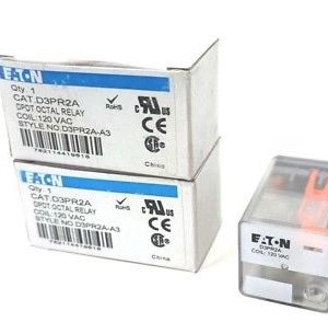 2 NEW EATON D3PR2A RELAYS