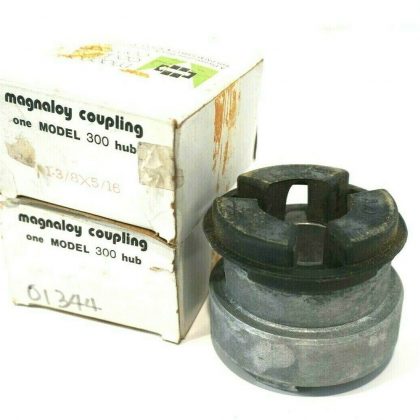 2 NEW MAGNALOY COUPLING MODEL 300 HUB W/ INSERT 1-3/8X5/16