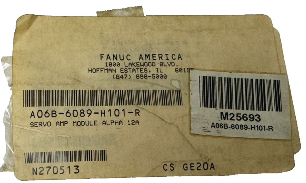 FANUC A06B-6089-H101-R SERVO AMPLIFIER SVU 1-12 ALPHA A06B-6089-H101 REFURBISHED - Image 6
