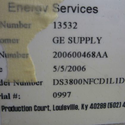 General Electric DS3800NFCD1L1D PC Board