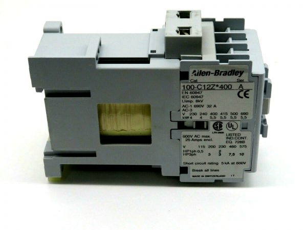 NEW ALLEN BRADLEY 100-C12ZJ400 CONTACTOR 24V DC 100C12ZJ400 - Image 3