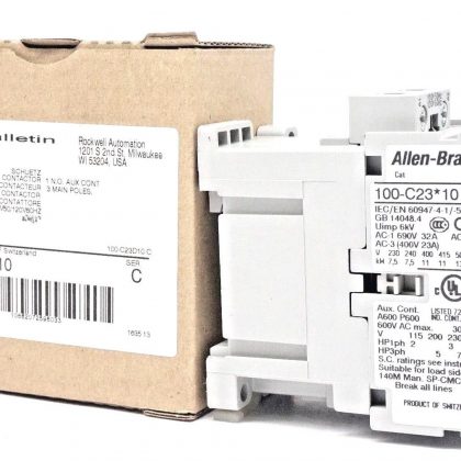 NEW ALLEN BRADLEY 100-C23D10 CONTACTOR SERIES C 100C23D10